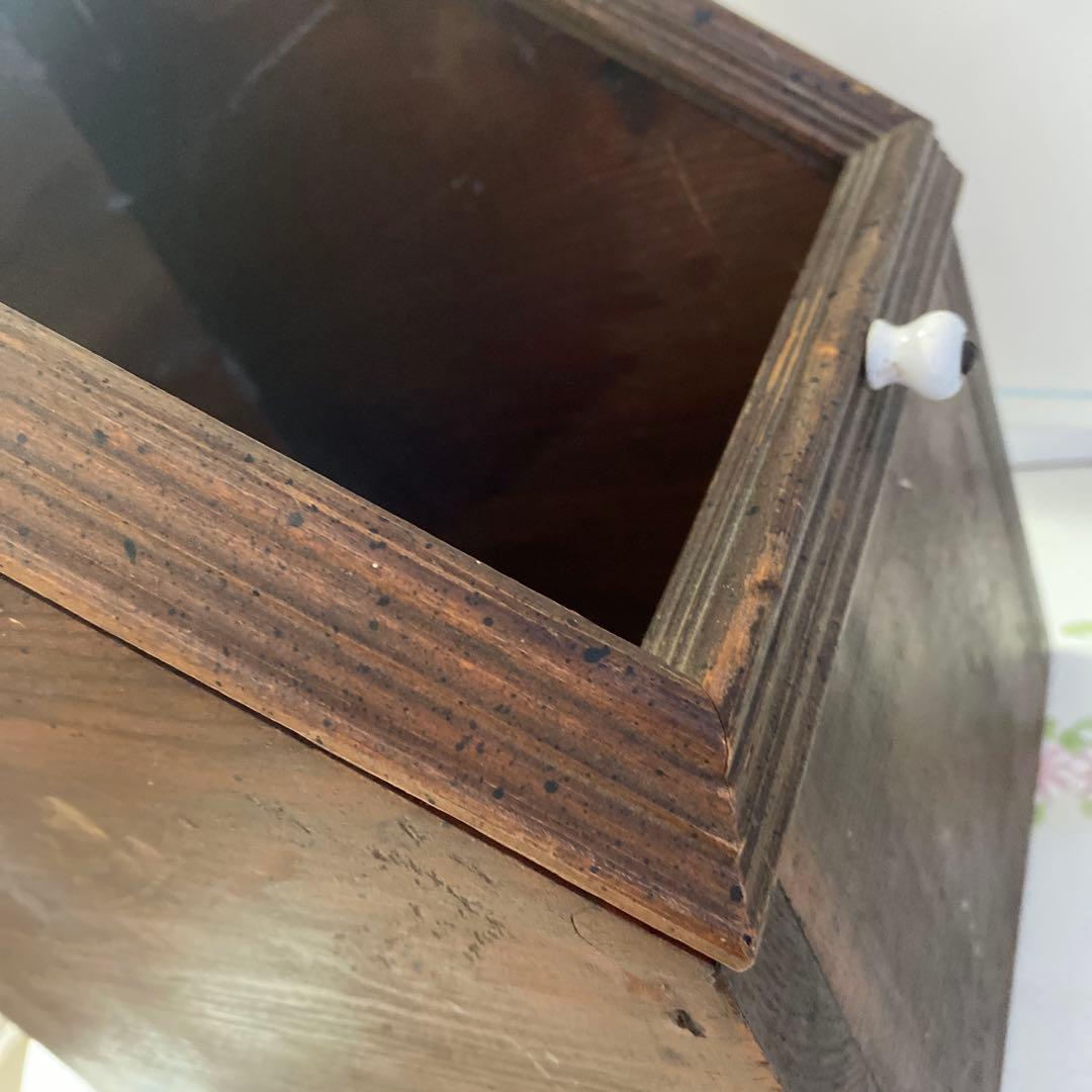 フランスアンティーク木製キャビネット 什器　BOX シェルフ