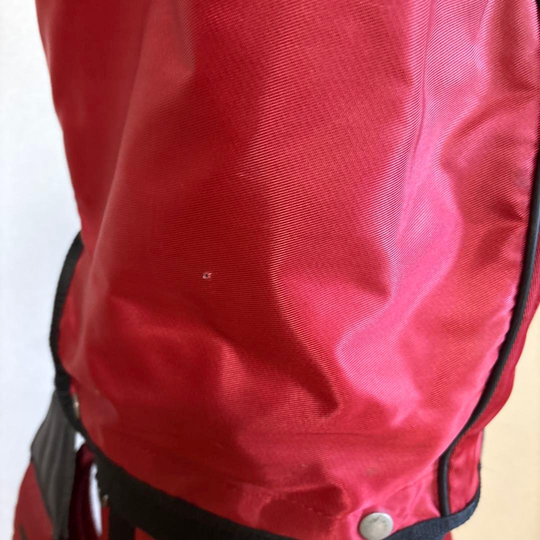 POLO GOLF キャディバッグ 赤 フード付き