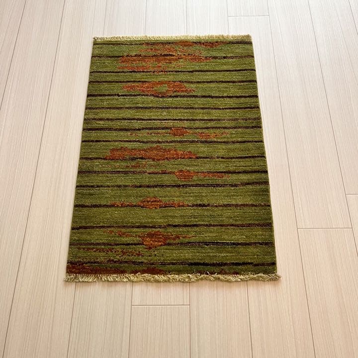 【新品未使用】パキスタン産 ギャッベ　絨毯　ペルシャ