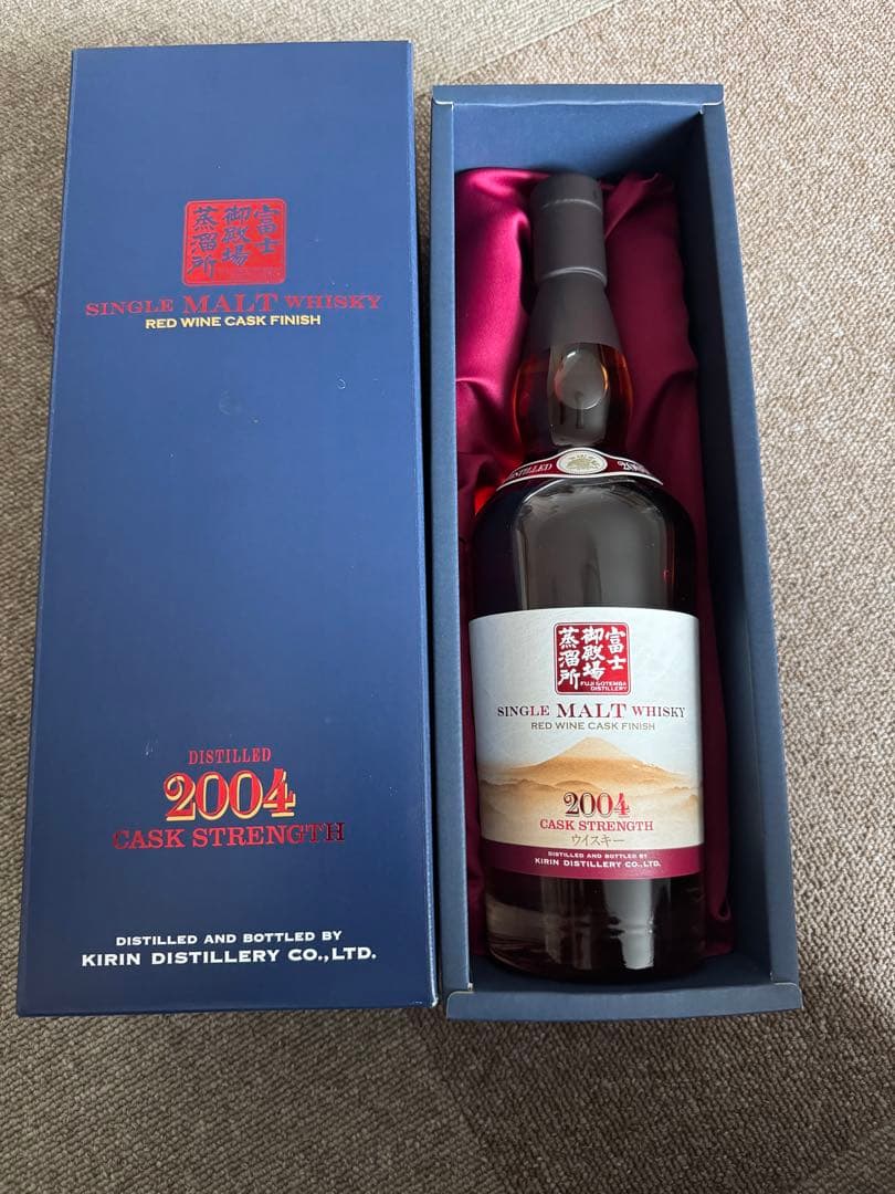 富士御殿場蒸留所　シングルモルト　レッドワインカスクフィニッシュ2004