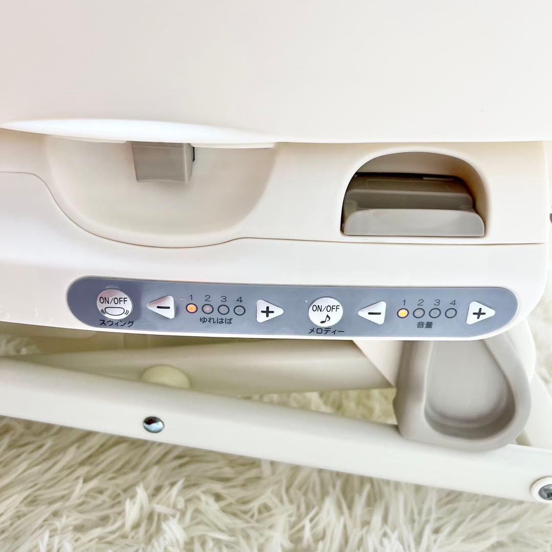 未使用級 Combi ネムリラAT ハイローチェア 電動 バウンサー