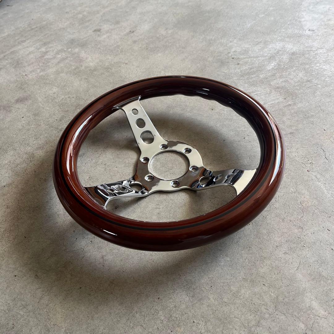 小径ウッドハンドル290mm 29Φディープコーンステアリング