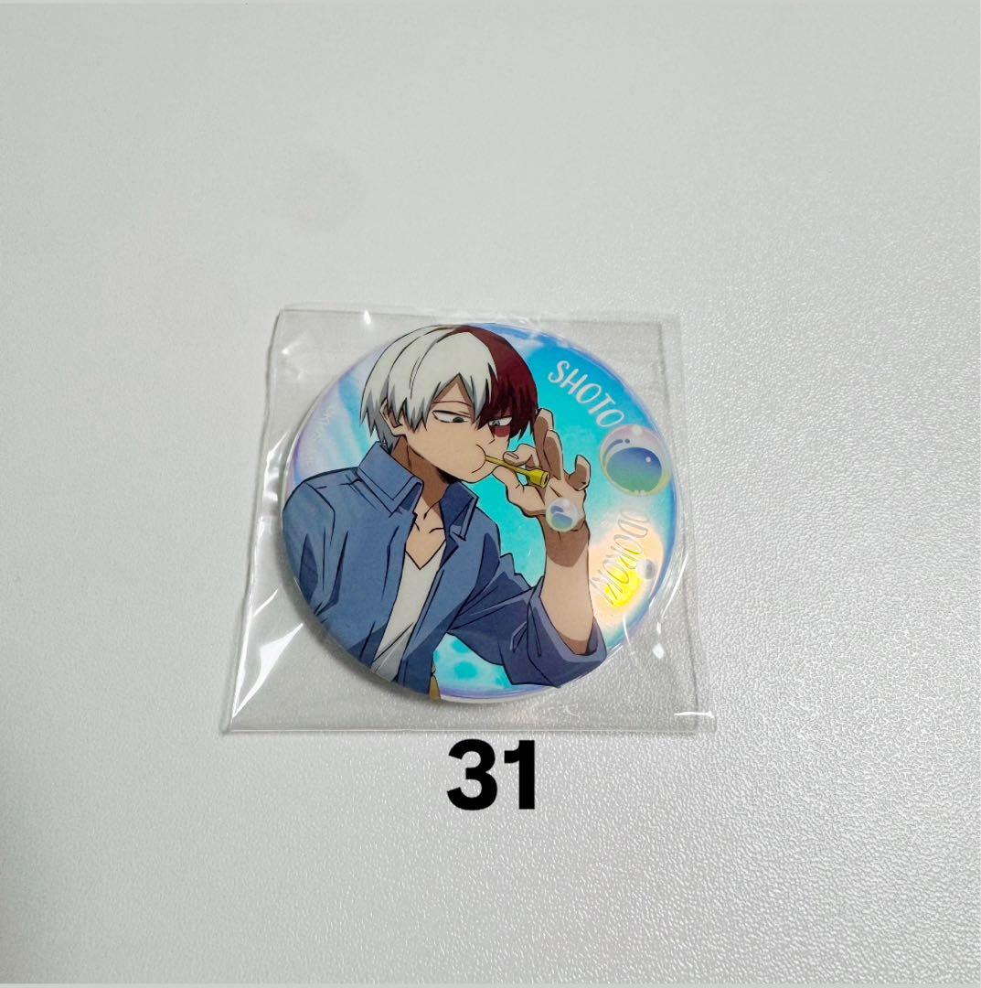 僕のヒーローアカデミア 轟焦凍 しゃぼん玉 缶バッジ