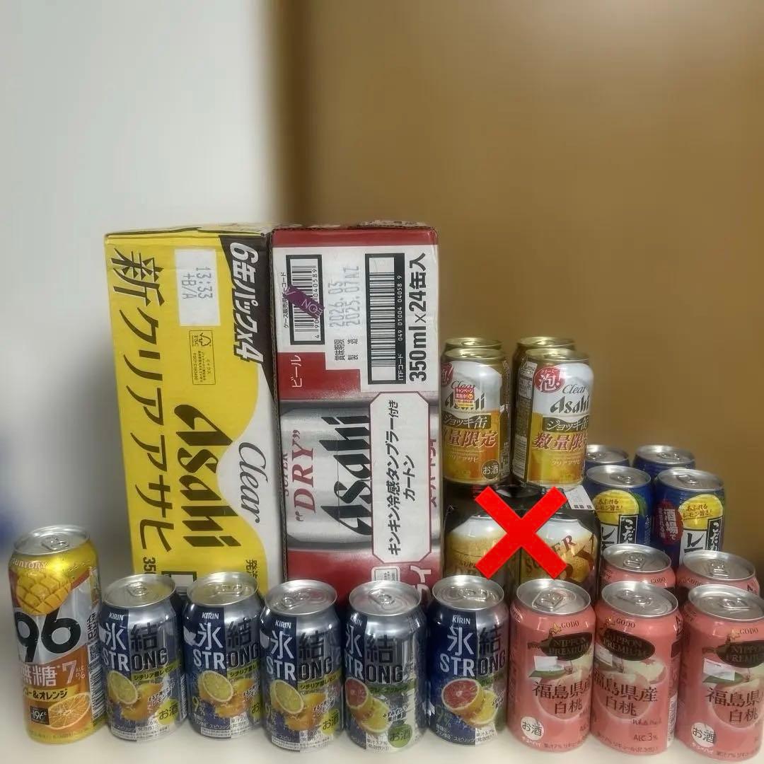 アサヒビール・発泡酒　缶チューハイなど　まとめ売り