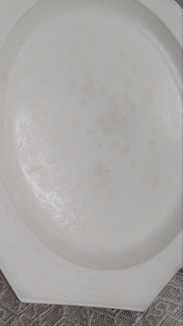 クレイユ オクトゴナル プレート平皿 フランス アンティーク