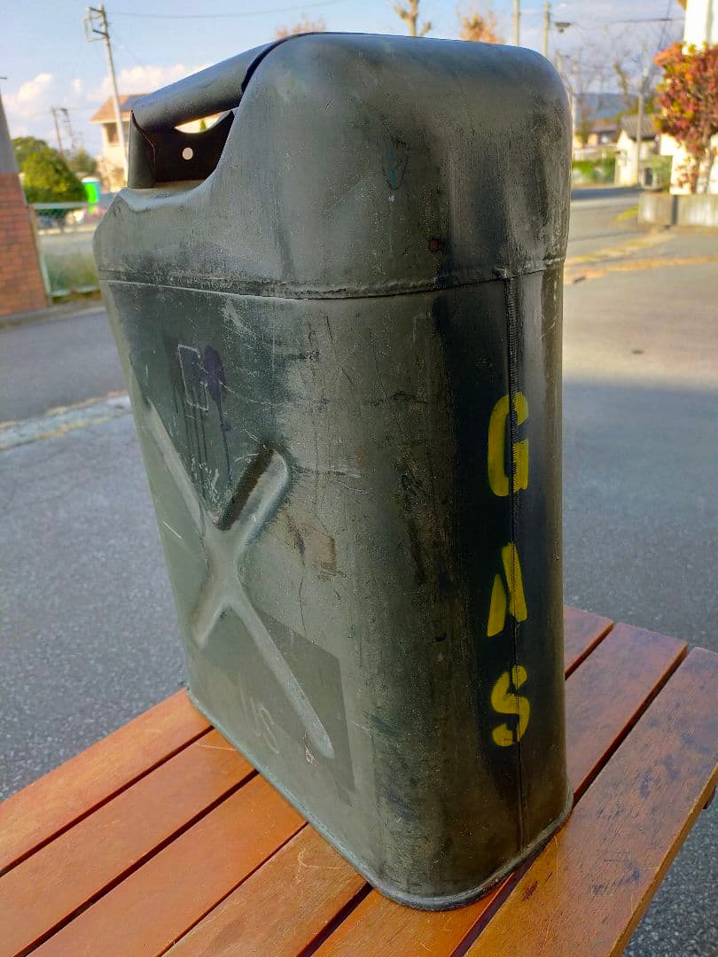 ヴィンテージ USガソリン携行缶 持運びタンク