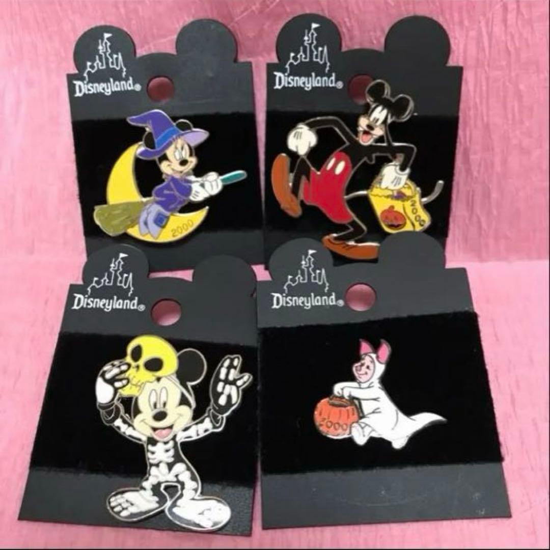 レア　ディズニー ハロウィン　ピン　セット　ピグレット　グーフィー ミッキー