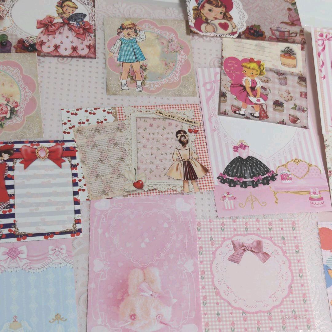 muuu.a様ご確認用バラメモ♥新作ガーリーレトロガール♥可愛いバラメモ♯632