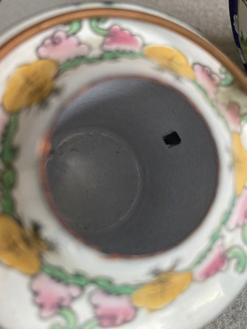 【中国・大明宣徳】美人画／六角酒器・ちろり