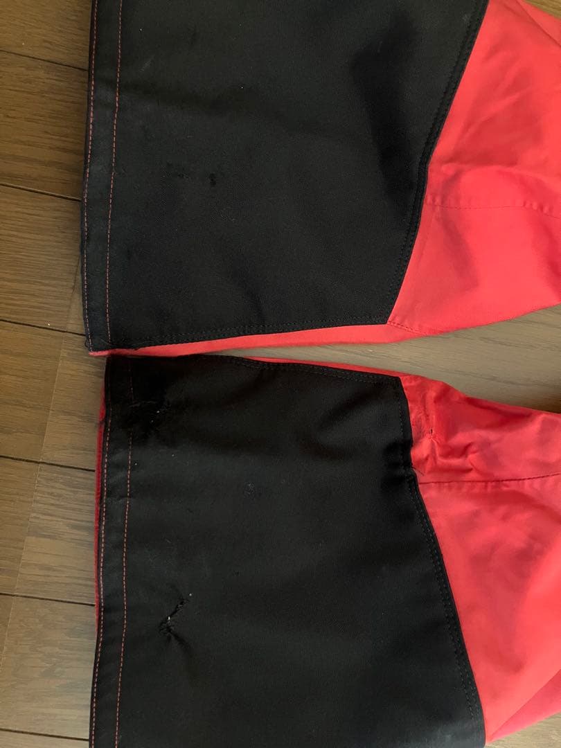 ONYONE オンヨネスキーウェア 上下フード付き ホワイトネイビー/レッド