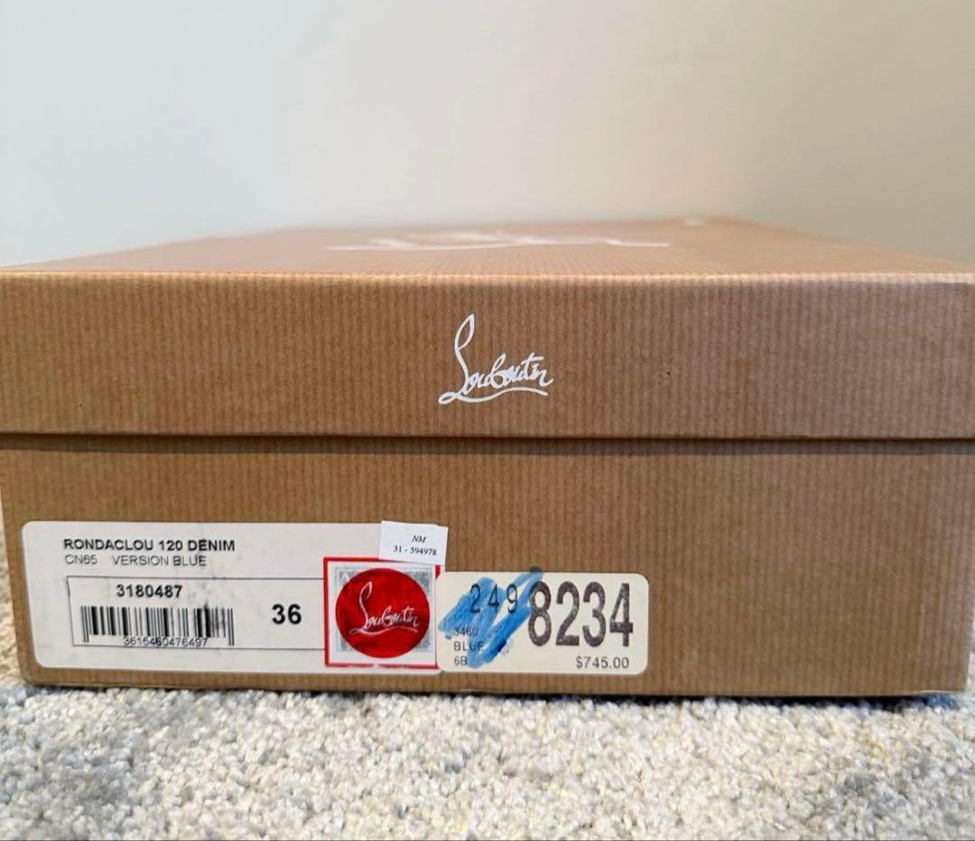 Christian Louboutin カタコニコサンダル　デニム