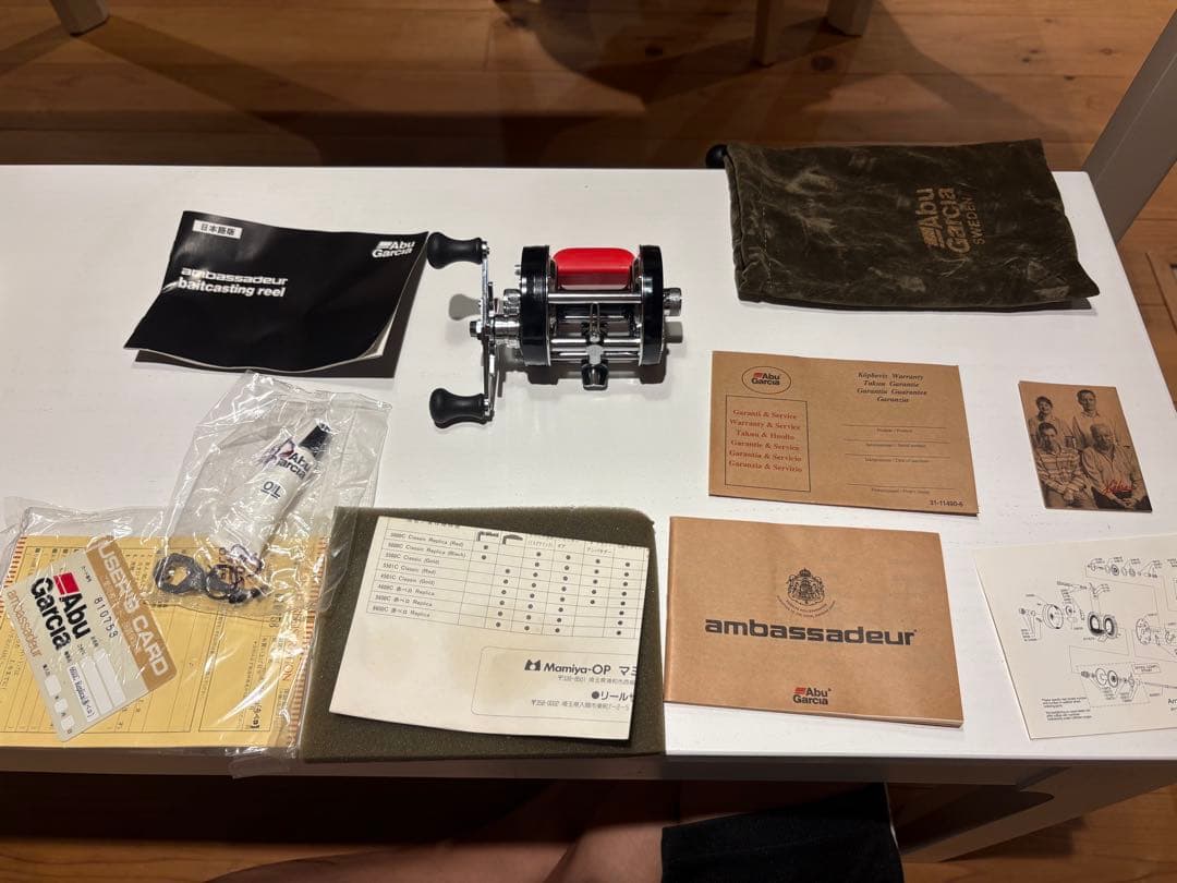 デッドストック品　アンバサダー　6600c 赤ベロ