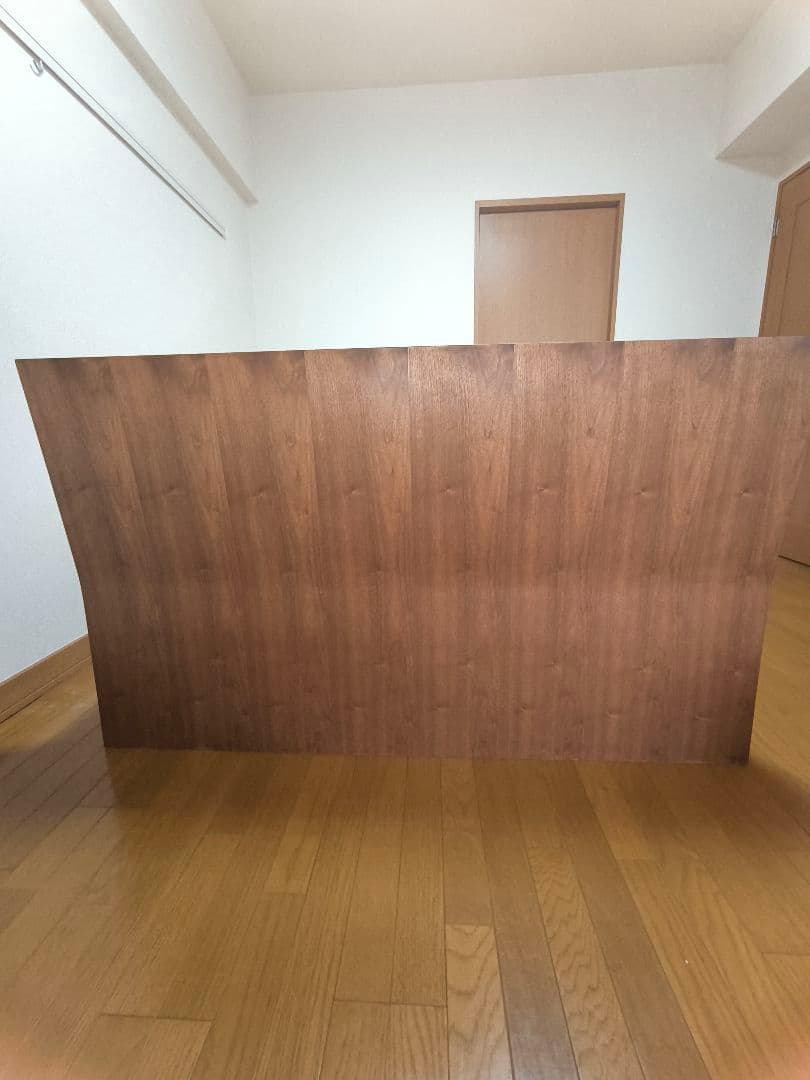 【ACTUS】ダブルベッドフレーム　ウォールナット