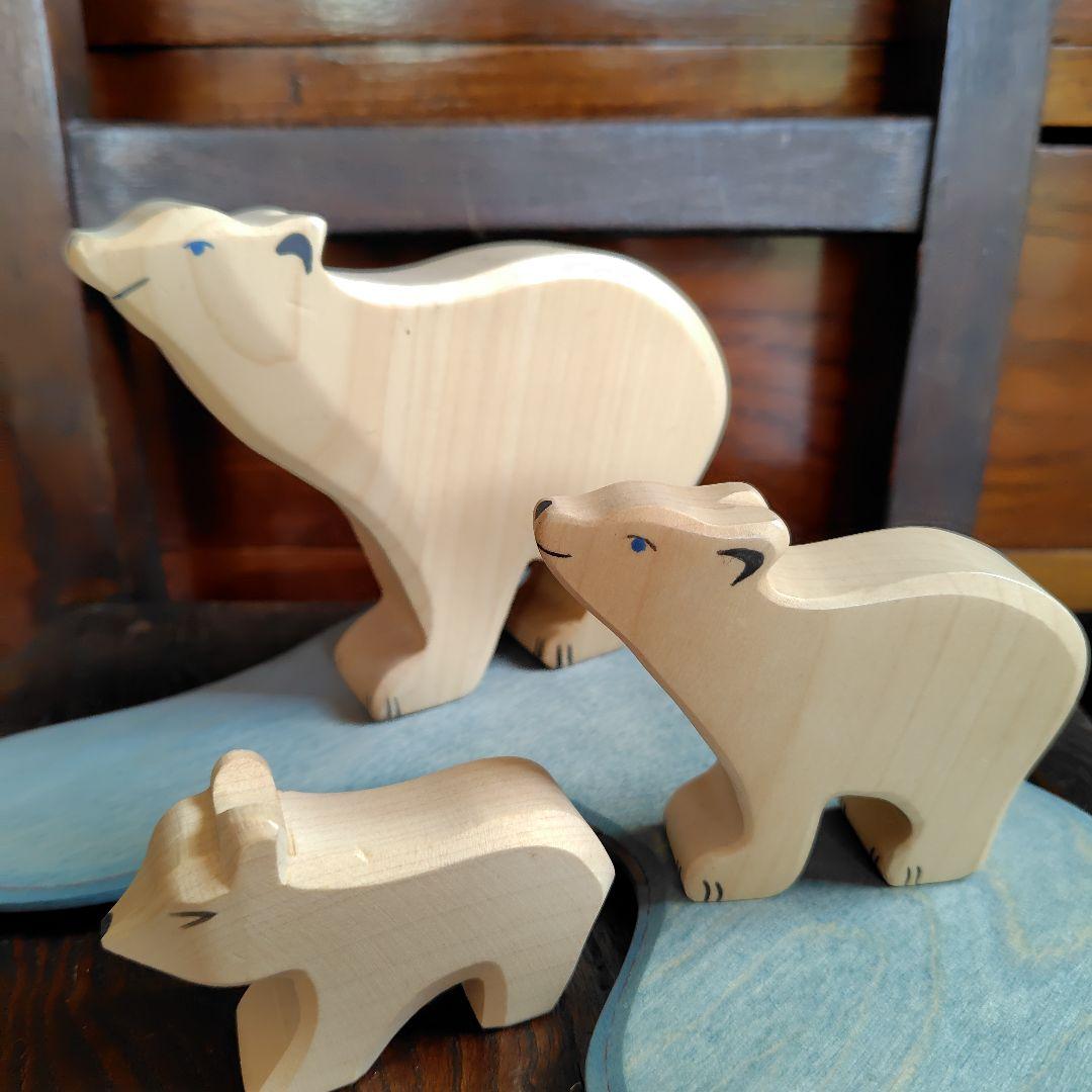 オストハイマーのシロクマ親子、ペンギンセット