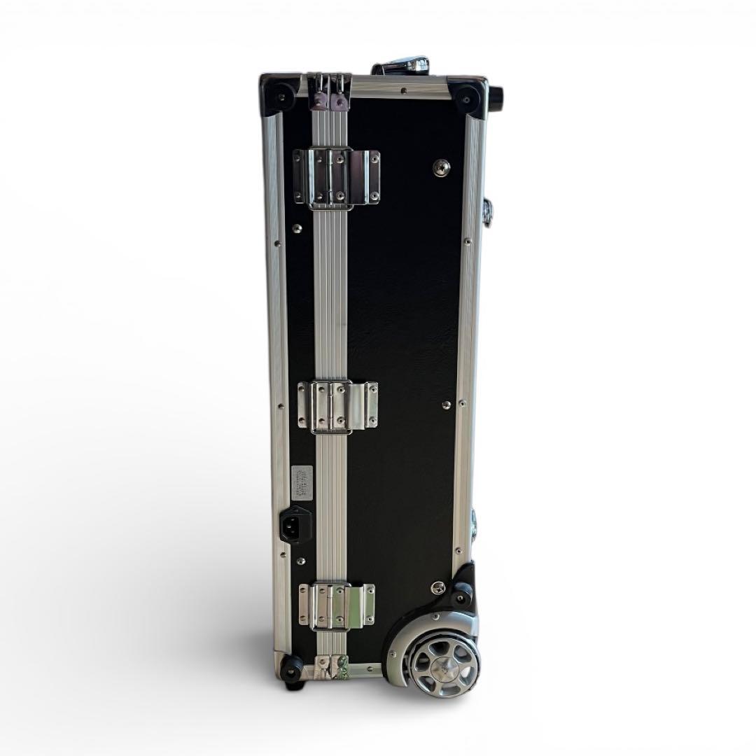 プロ用メイクステーション キャリーケース型　ライト付き　高さ調節可能