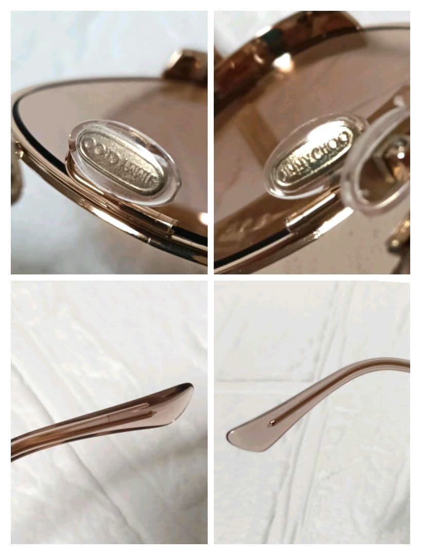 578【美品】JIMMY CHOO ジミーチュウ サングラス ラメフレーム
