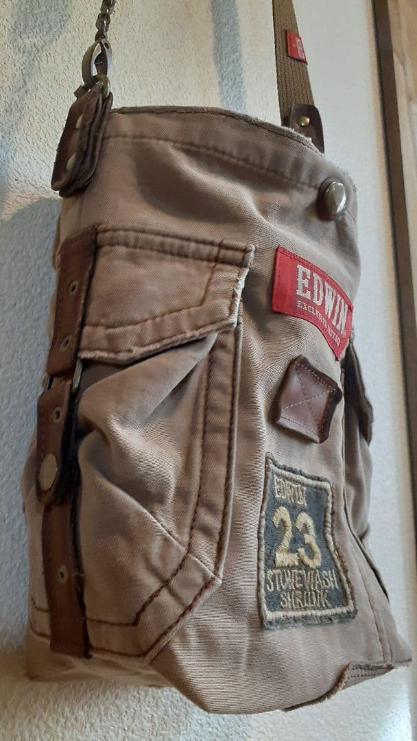 デニムリメイク★★★ MILITARY VINTAGE トートショルダー&腰袋付