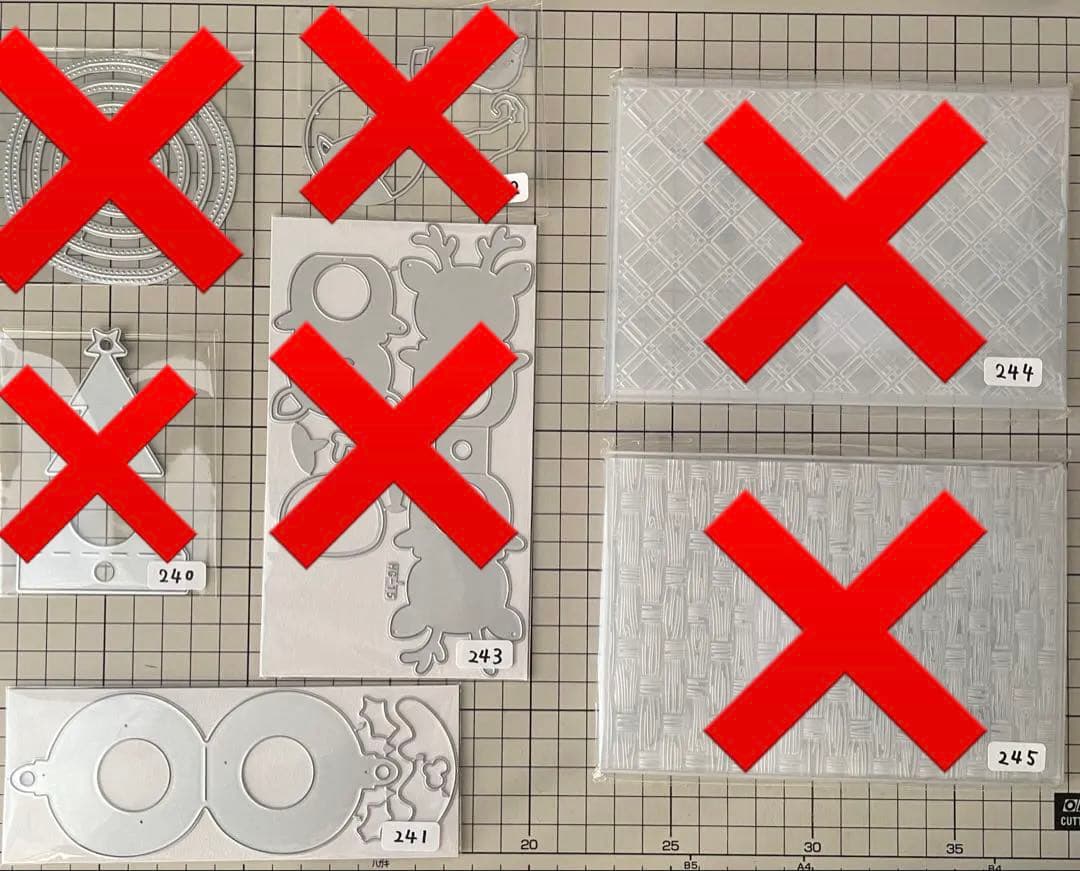 追加しました（お写真16.17.18枚目）選べるカッティングダイ　300円均一
