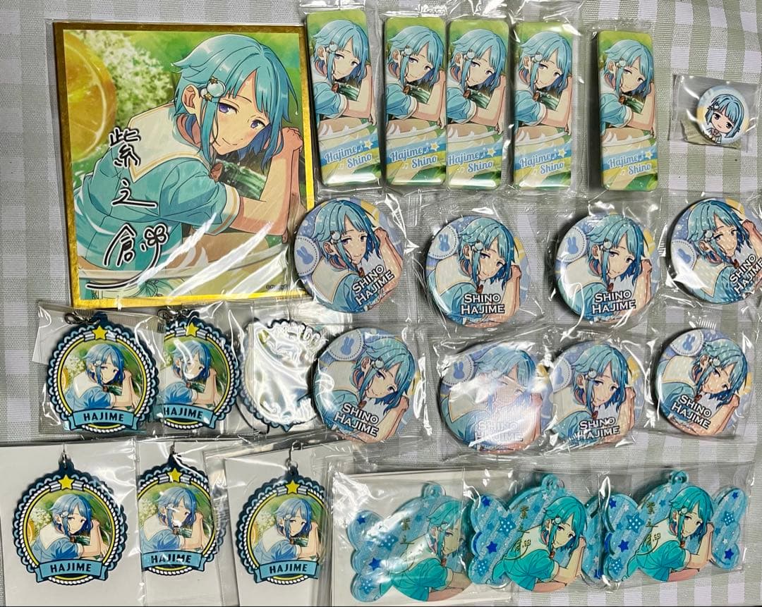 あんスタ あんさんぶるスターズ 創 中国 アニカフェ 色紙 台湾缶バッジ