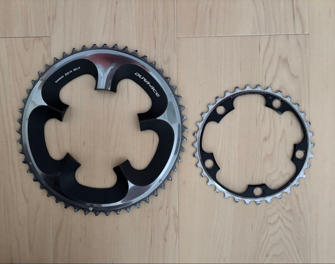 SHIMANO Dura-Ace フロントディレーラー　チェーンリング セット