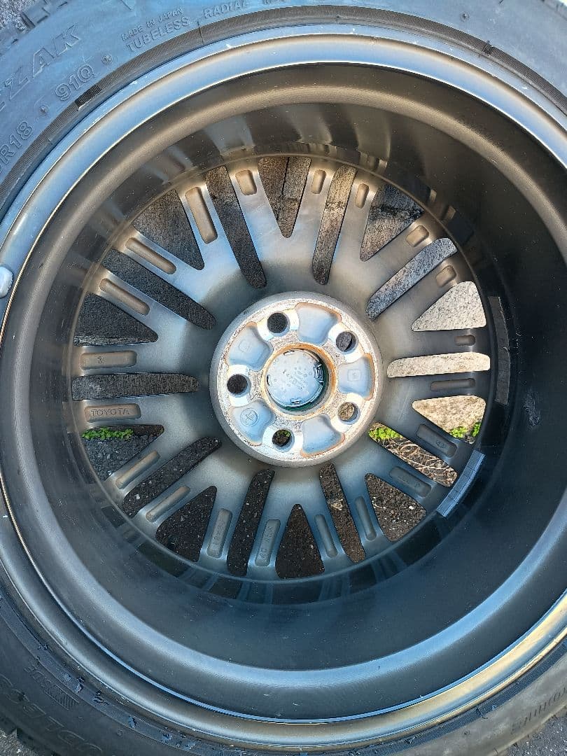 まっきぃ様用！210クラウン　Bスタイル純正　ブラックスパッタリング