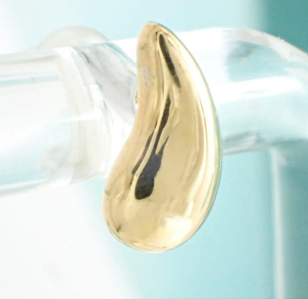 【美品】ティファニー K18YG ティアドロップ ピアス 片方のみ