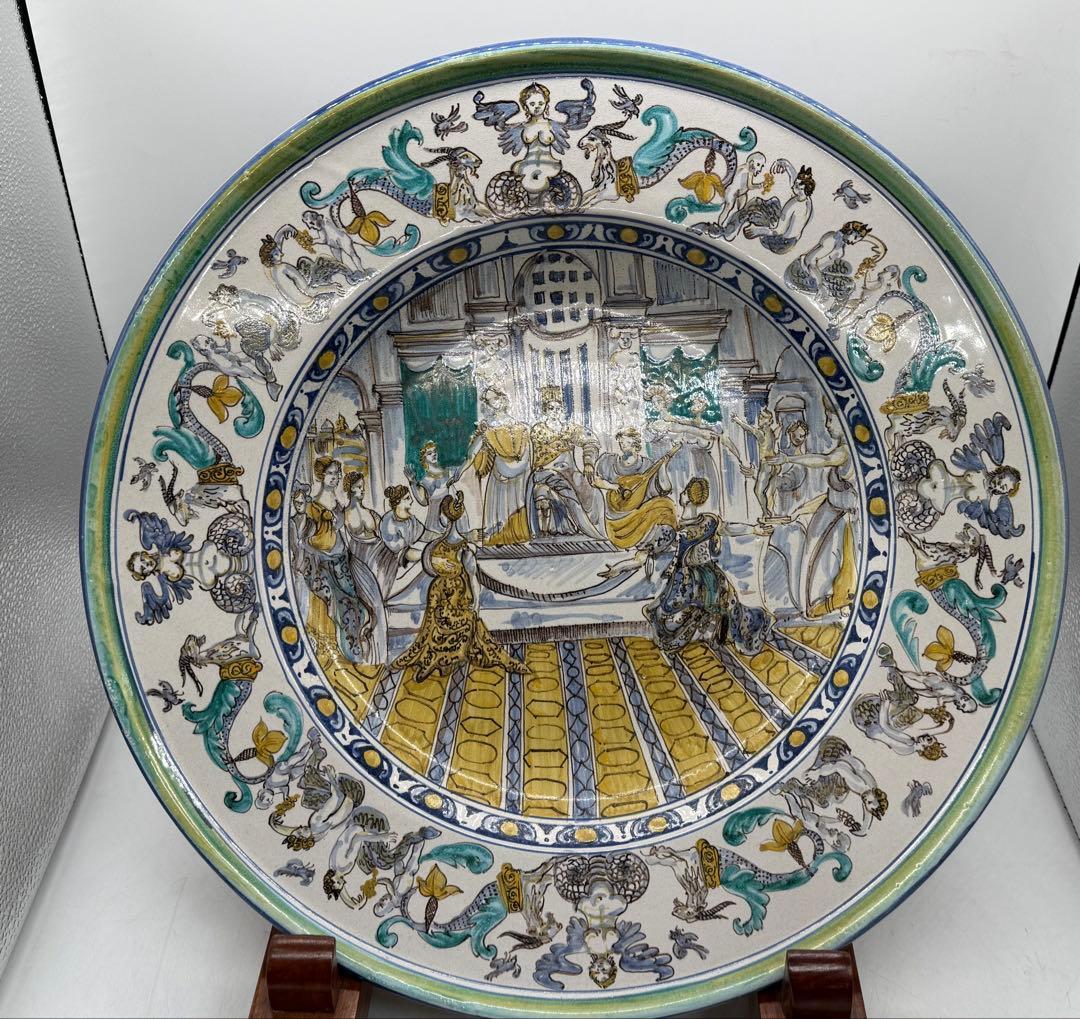 イタリア製　飾り大皿　インテリア　送料込み251226