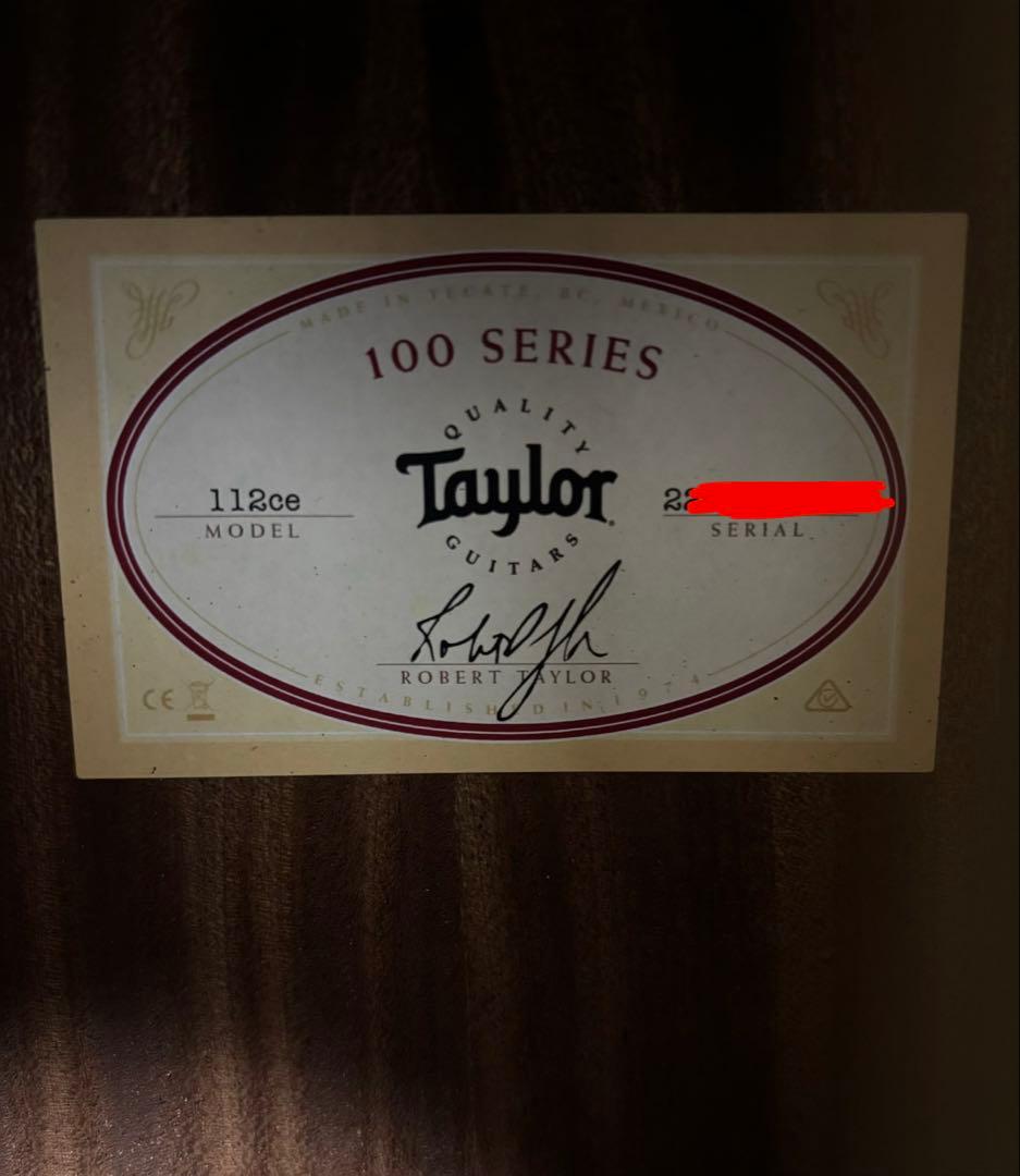 【良品】Taylor 112ce エレアコ テイラー純正ケース付き ギター