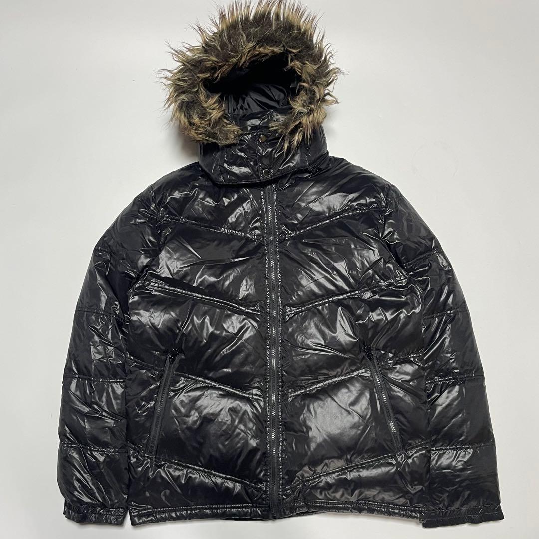00s 光沢 anti-Label y2k お兄系 Lサイズ ダウンジャケット