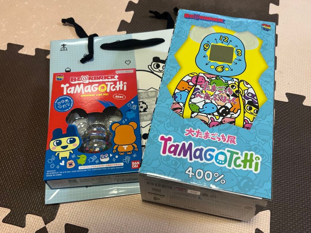 大たまごっち展 BE@RBRICK ベアブリック たまごっち 2点袋付 未使用