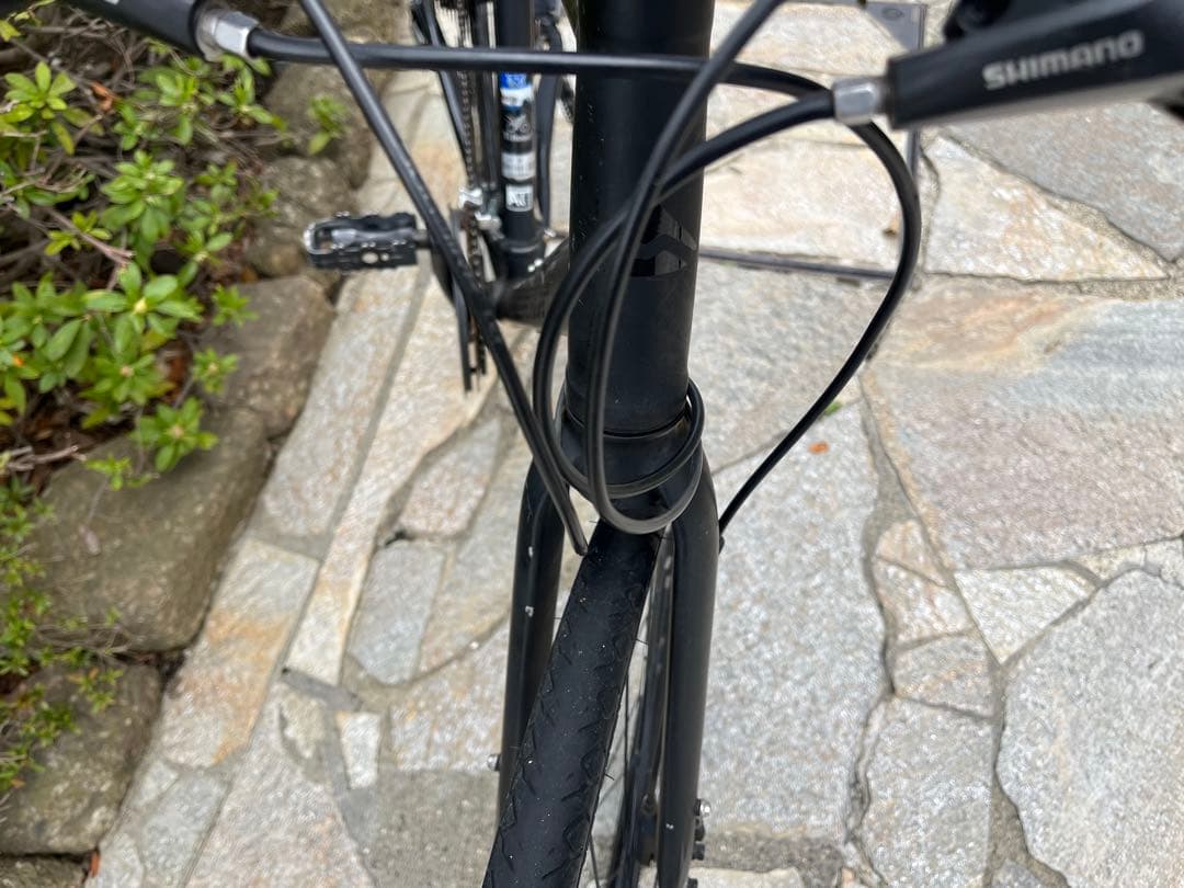 MERIDA 黒クロスバイク ass saver 3枚付き　手渡し北千住付近