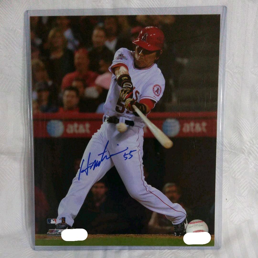 松井秀喜.エンゼルス.サイン写真　フォト