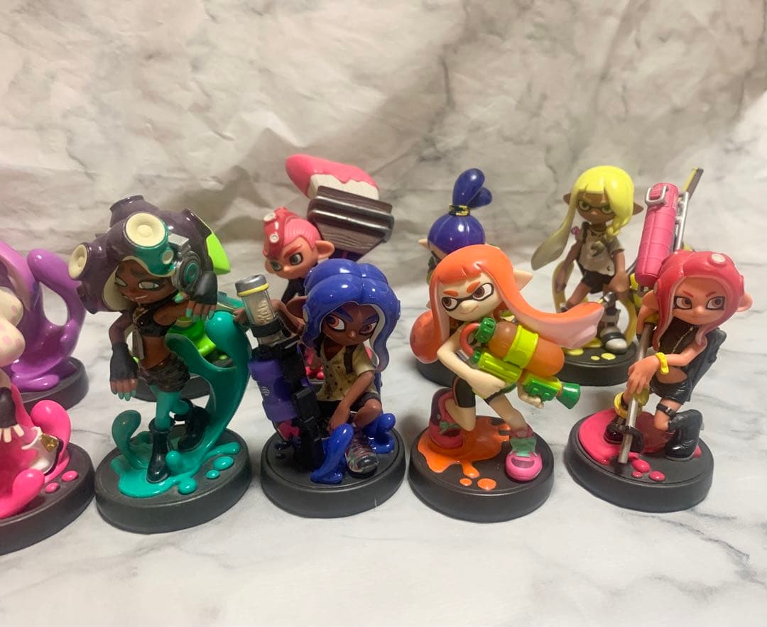 初期化済み スプラトゥーン amiibo アミーボ 14体セット売り