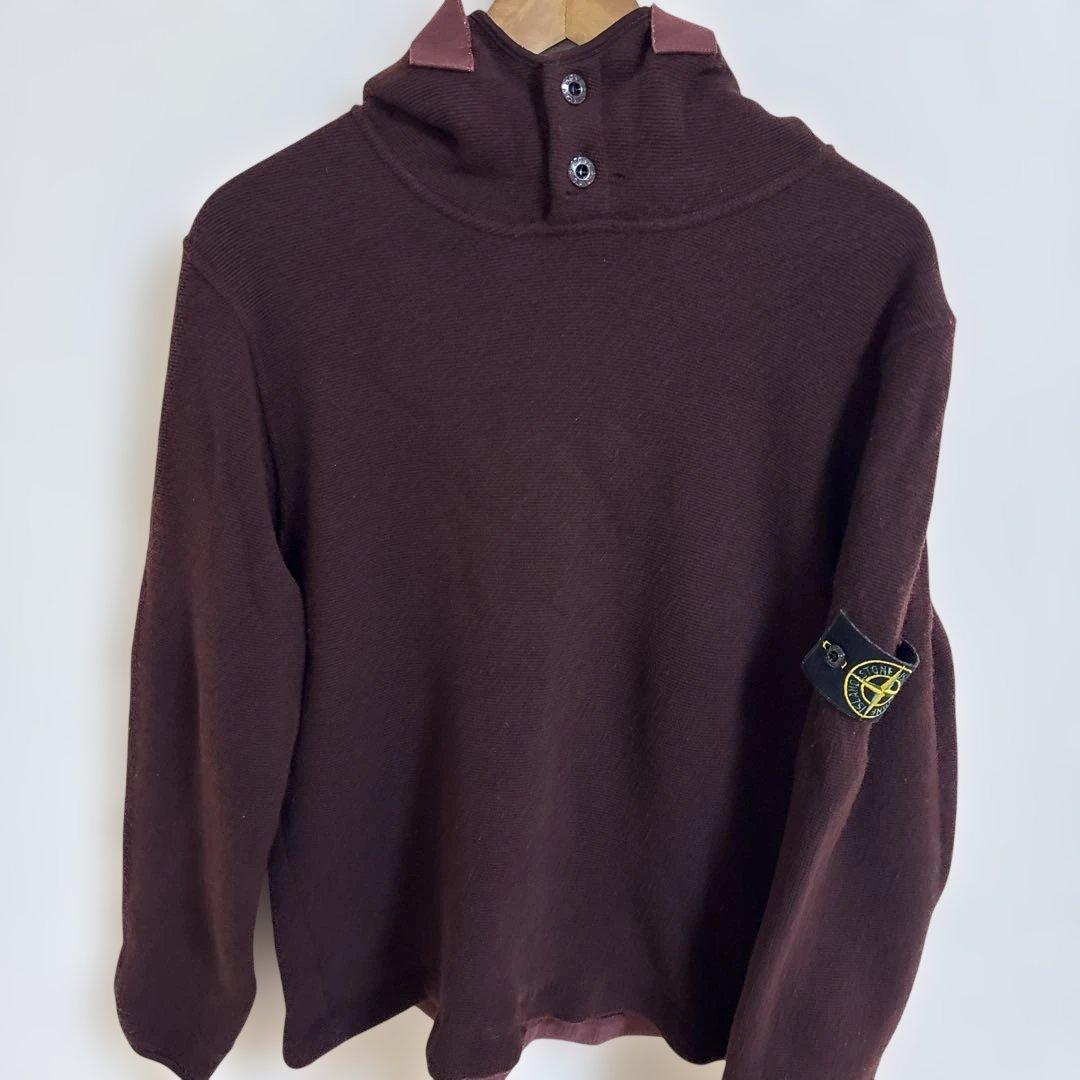 ※ダメージあり　アーカイブ　ストーンアイランド ニットパーカー