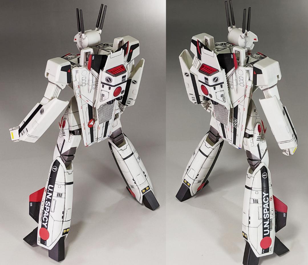 プラモデル　ハセガワ　1/72 VF-1S バトロイドバルキリー　組立塗装済
