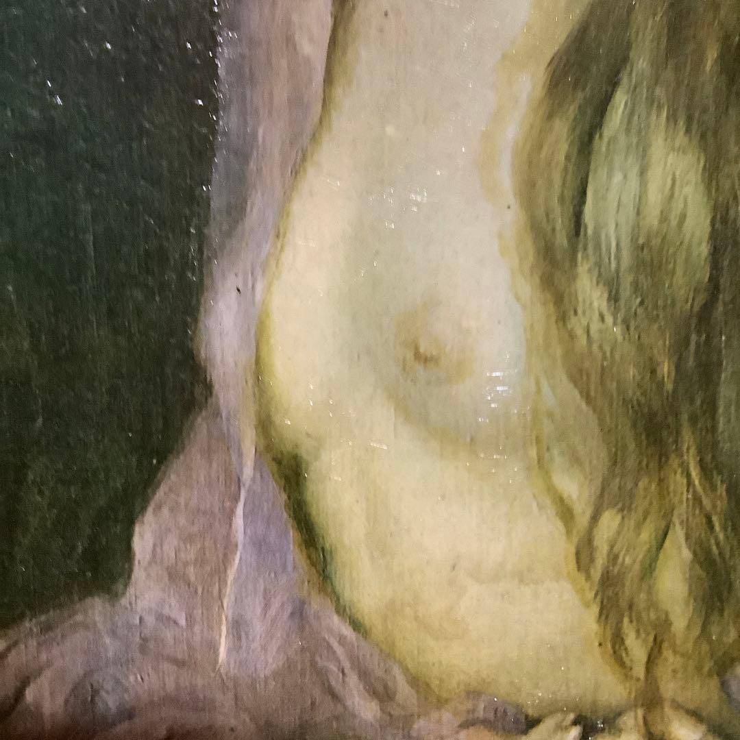 FRANCISCO RIBERA フランシスコ・リベラ　油絵　裸婦画　サイン入り