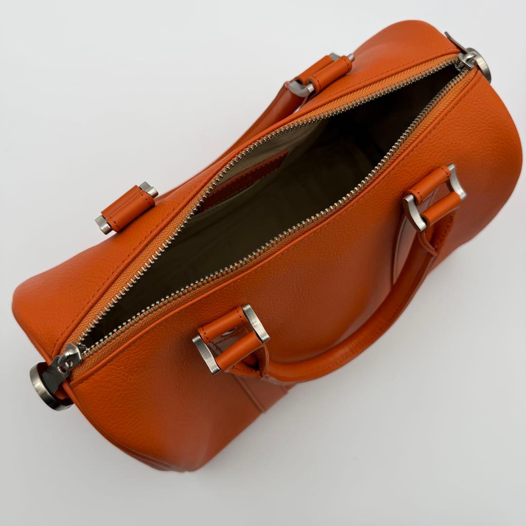 【極美品】MB エムビー ハイエンドレザー ショルダーバッグ オレンジ