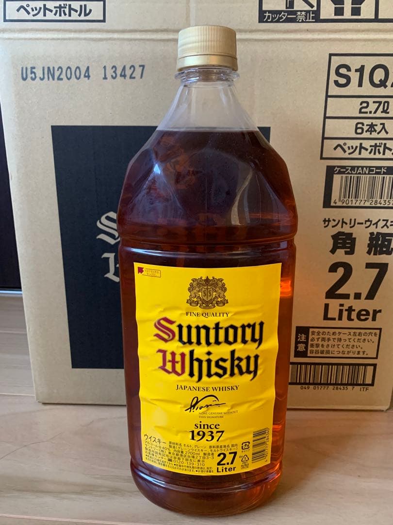 サントリー角ウイスキー2.7ℓ×６本