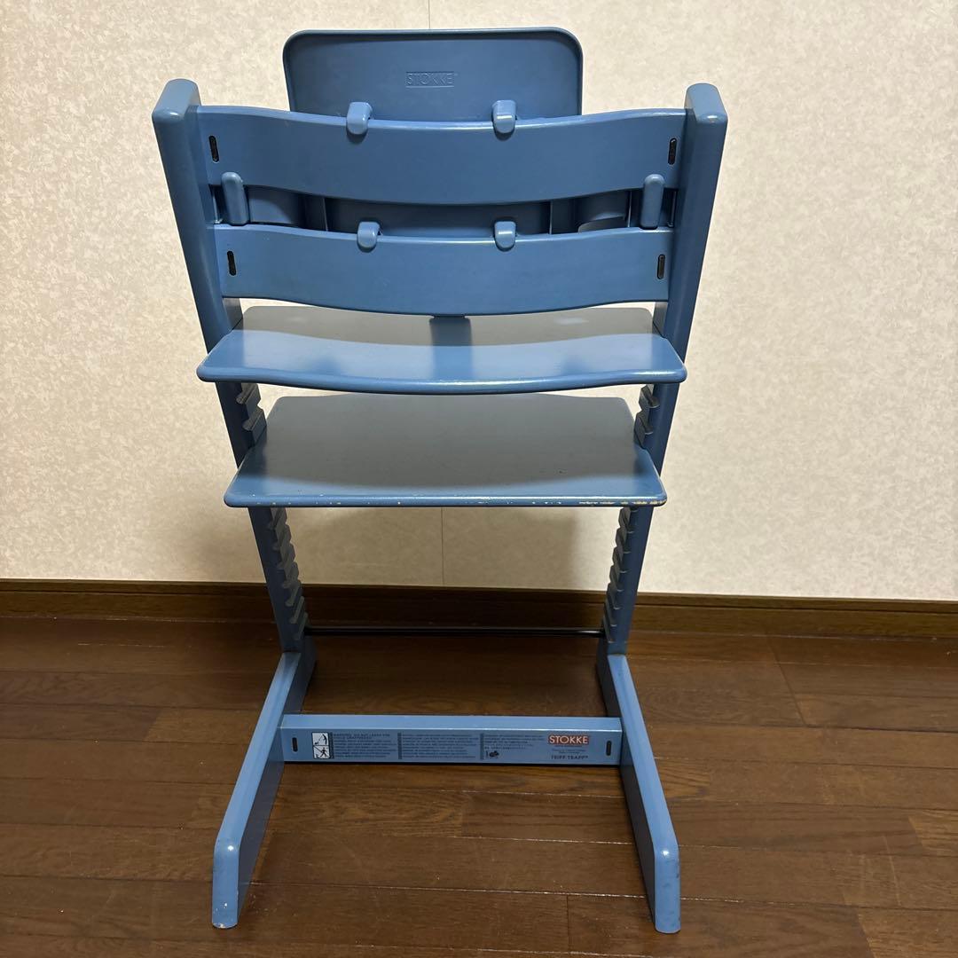 【希少カラー】ストッケ トリップトラップ ハイチェア シリアル3 ダークブルー