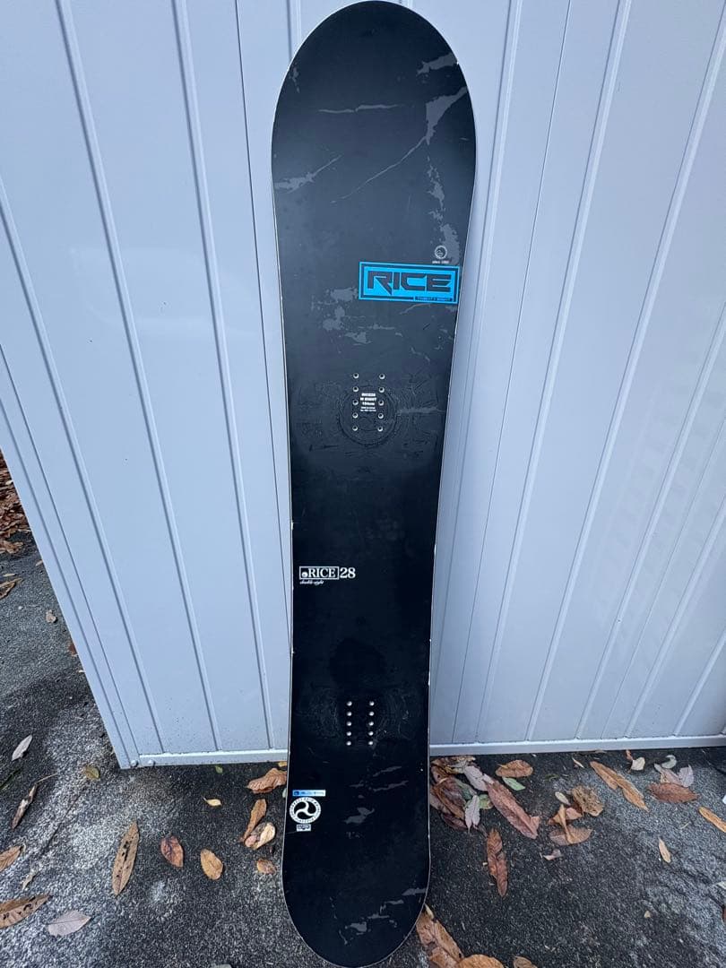 RICE28 W8 154cm スノーボード ダブルキャンバー グラトリ　スノボ