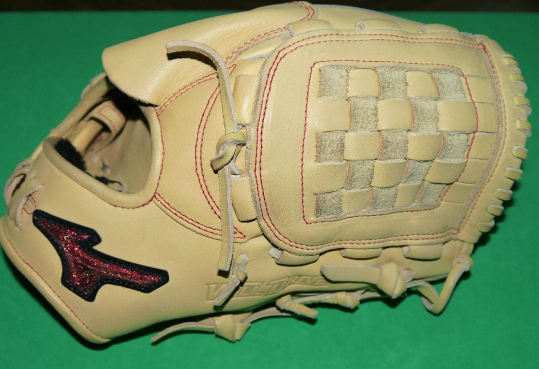 P*O様 ミズノ WillDrive 軟式野球グローブ ベージュ