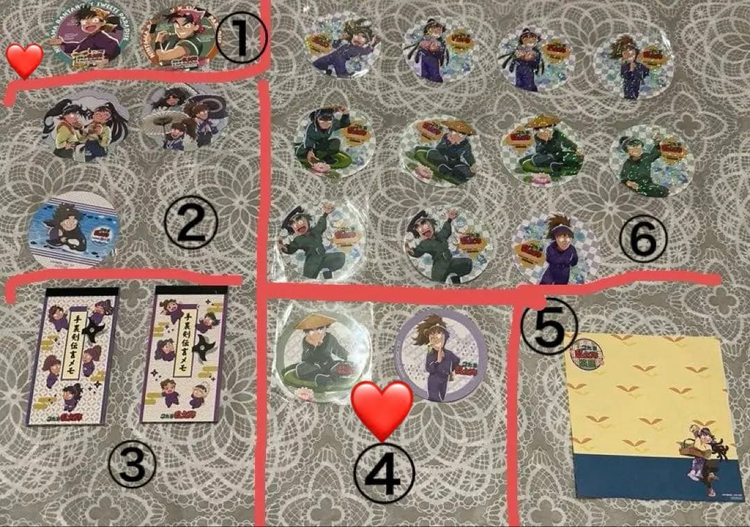 忍たまグッズセット　一部バラ売り可能