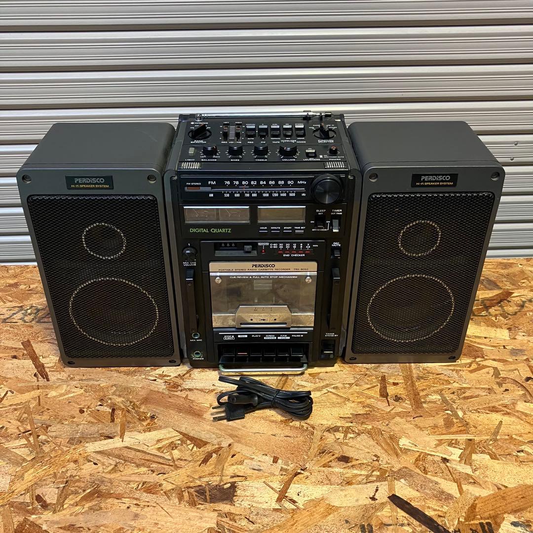 A2D80■HITACHI 日立 PERDiSCO TRK-9050 ラジカセ