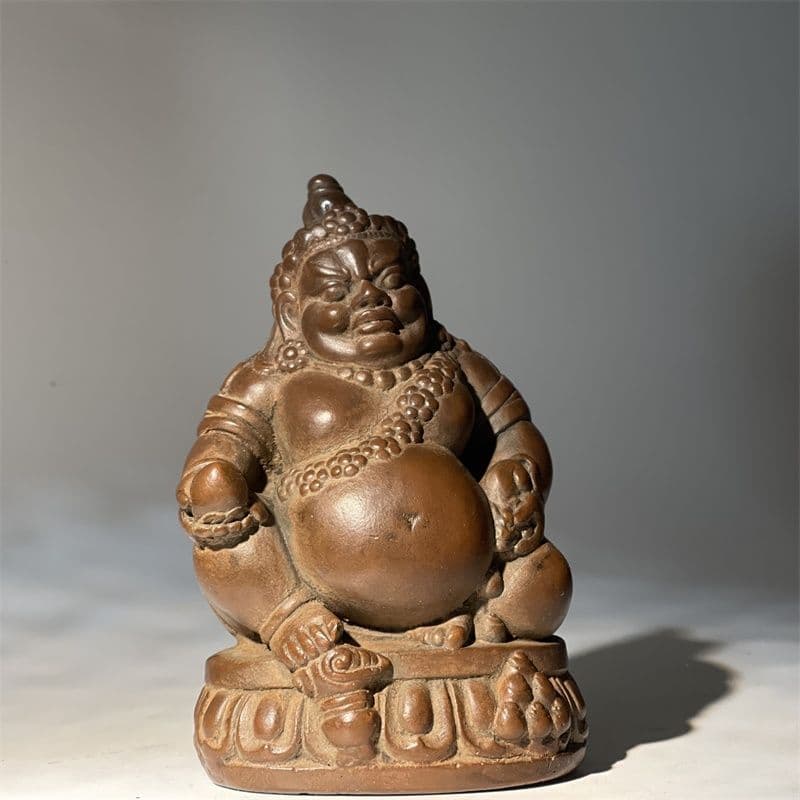 仏教美術仏像 黄財神仏像 仏堂に奉納 鎮宅辟邪 開運風水 招財 置物 工芸品