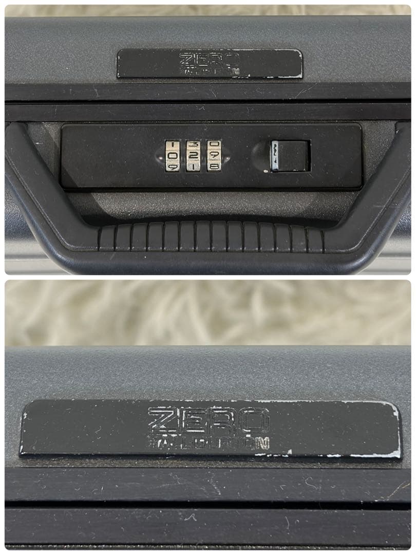 ゼロハリバートン アタッシュケース ポリカーボネート A4 PC収納可 グレー