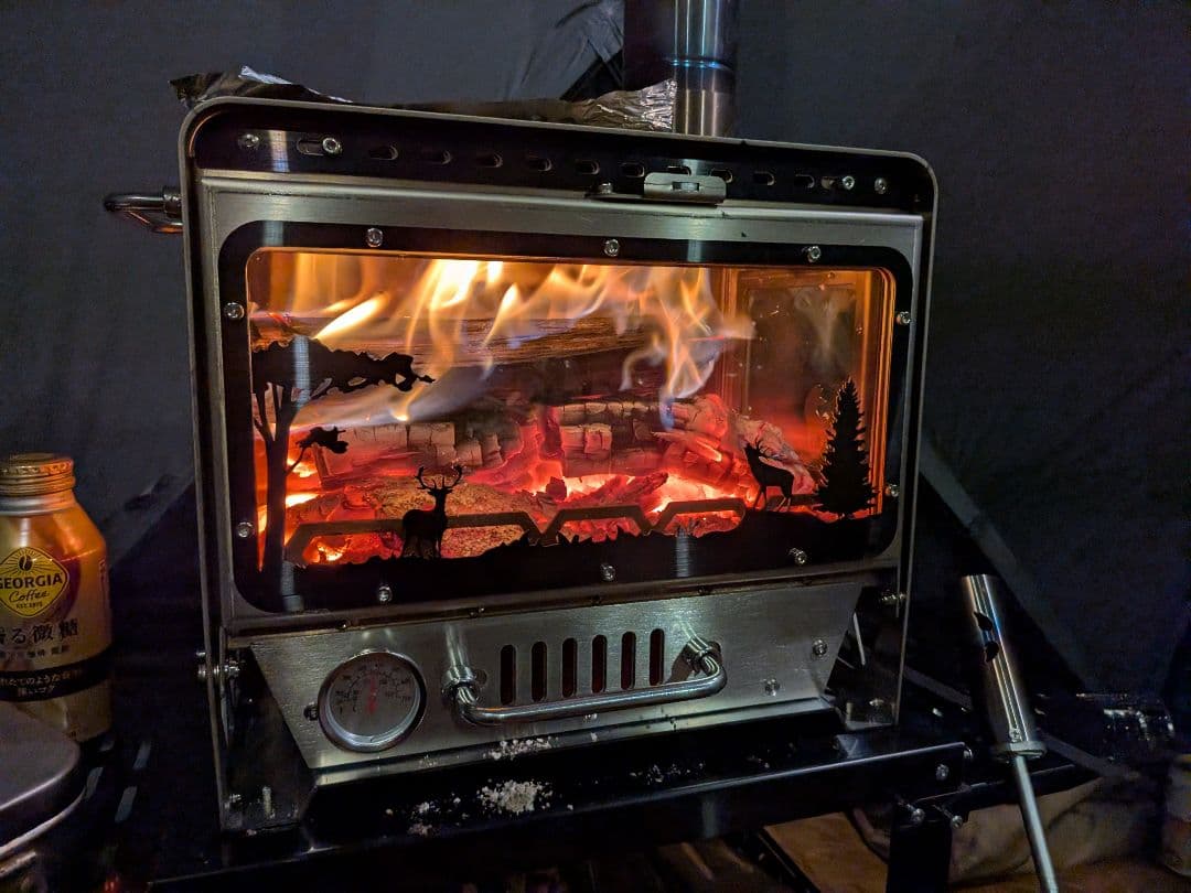 最終値下げ　tomount 薪ストーブ 1度使用のみ