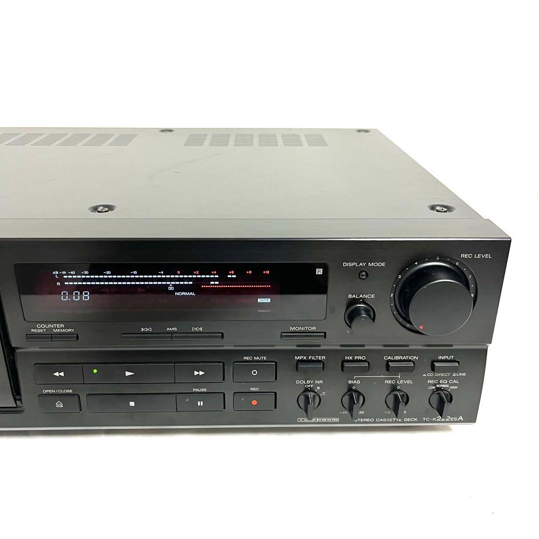【メンテナンス済】SONY ソニー 3ヘッドカセットデッキ TC-K222ESA
