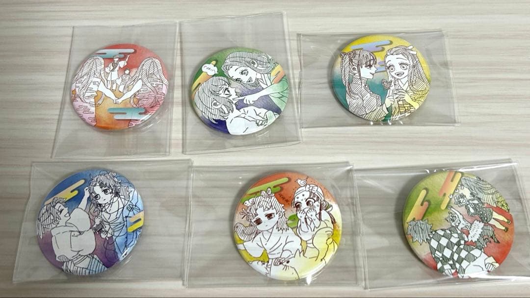 鬼滅の刃 原画展 コレクション缶バッジ プチ セット