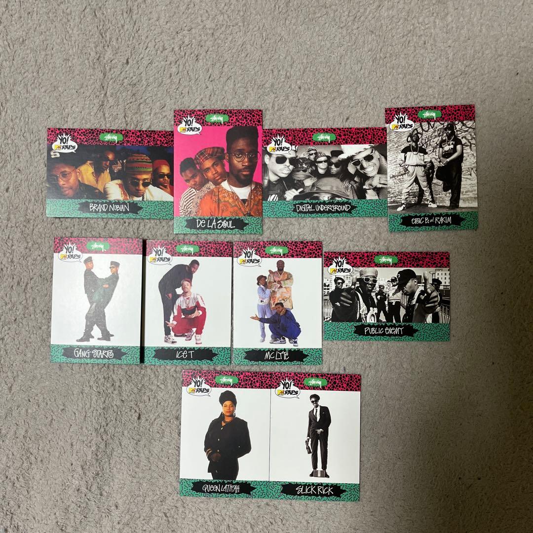 Stussy × Yo! MTV Raps プロモーションカード 10枚セット
