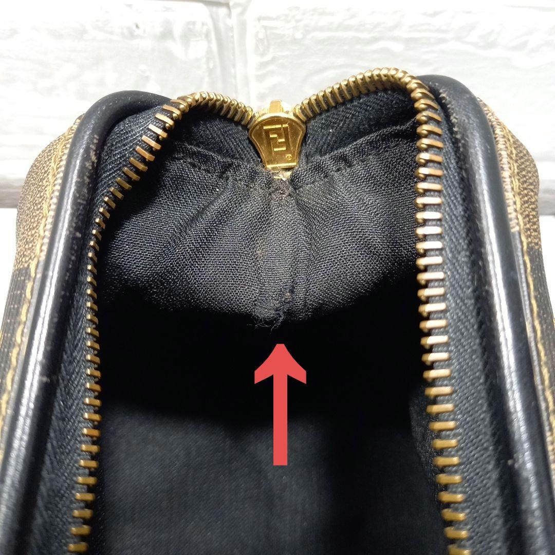 FENDI　フェンディ　ペカン柄　ミニボストンバッグ　ハンドバッグ